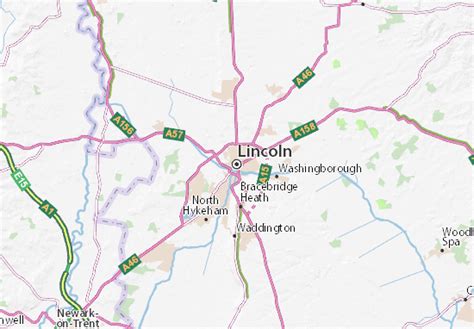 Mapa Michelin Lincoln Plano Lincoln Viamichelin