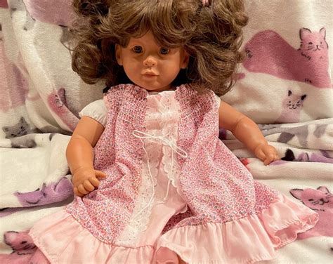 pat secrist apple valley doll works 1991 21 vinyl girl doll etsy