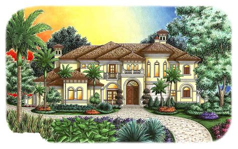 By admin november 15, 2018 leave a comment. Stunning Tuscan House Plan - 66276WE | Architectural ...