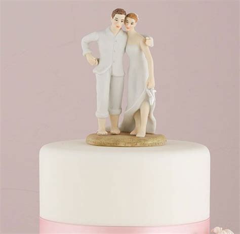 Beach Bride And Groom Wedding Topper Wedding Cake Toppers Uk