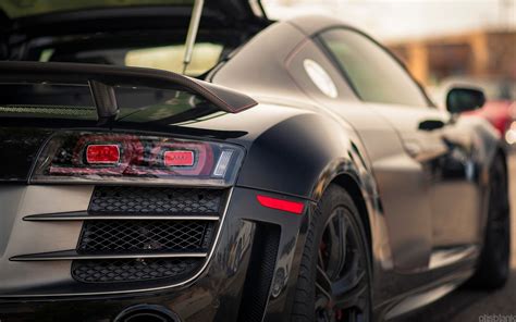 Car Audi R8 Rear View Wallpapers Hd Desktop And Mobile Backgrounds