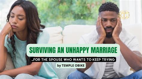 How To Survive An Unhappy Marriage For The Spouse Who Wants To Keep Trying Tcma