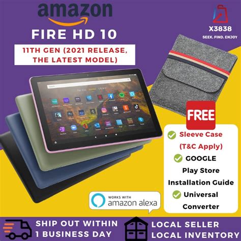 Amazon All New Fire Hd 10 Plus Tablet 32gb 11th Generation Gen 2021