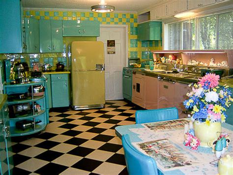 The most popular resilient floor pattern of the 20th century — is now coming back as a player in the 21st. Lori's pink, blue and yellow retro kitchen: A whole lot of ...