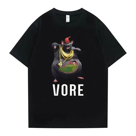 Funny Mouse Hip Hop Rap Biggie Cheese Vore Oversized T Shirts