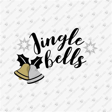 Jingle Bells Svg Cut File Teedesignery