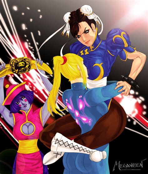 Samus Aran Vs Chun Li Video Game Catfights Luscious