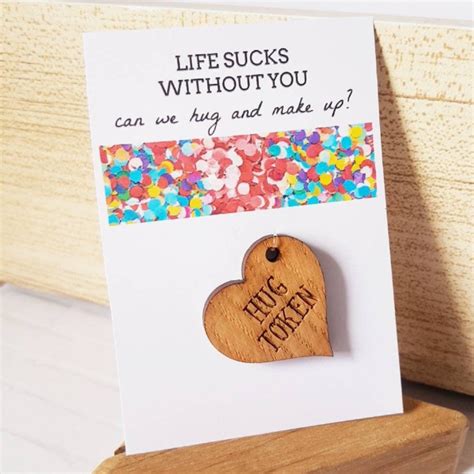 Handmade sorry gift for boyfriend. Sorry Gift Friendship Girlfriend Boyfriend Sorry Card I ...