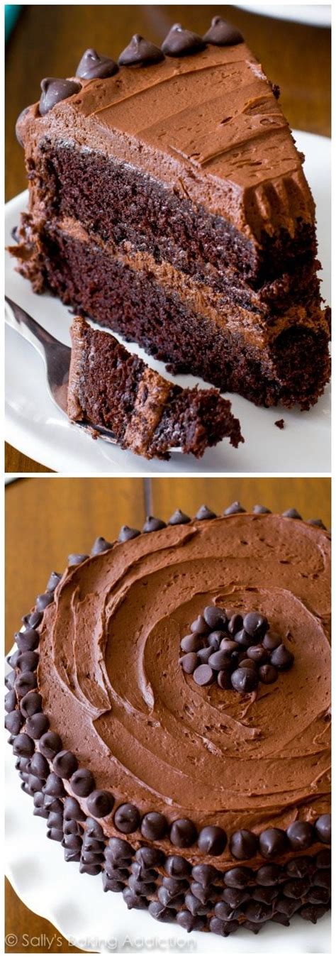 Triple Chocolate Layer Cake Sallys Baking Addiction