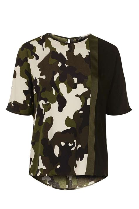 Camo Colour Block Tee New In This Week New In Color Block Tee Camouflage T Shirts Camo