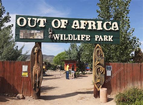 An Entrance To Out Of Africa Wildlife Park Stock Editorial Photo