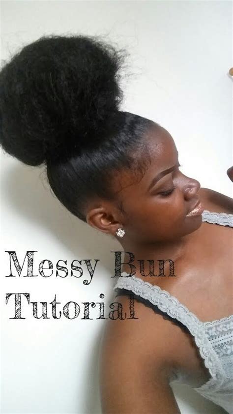 Casual enough for yoga class yet chic enough for a night out on the town. Messy Bun Tutorial | Cute braided hairstyles, Natural hair ...