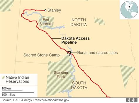 Dakota Access Pipeline To Win Us Army Permit For Completion Bbc News