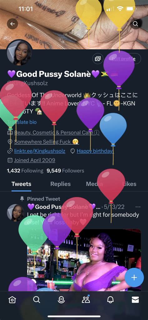 💜good Pussy Solanè💜🇯🇲🇩🇪 On Twitter Ballons On My Page Happy