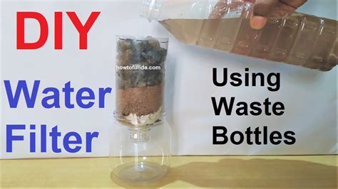 How To Make Water Purifier Filter Working Model For Science Project