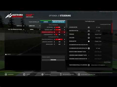 Assetto Corsa Competizione G29 PS4 Force Feedback Settings Feel Curbs