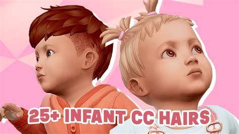 The Sims 4 Infant Cc Hair Must Haves Cc List Youtube