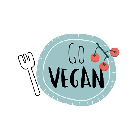 Go Vegan On A Plate Logo Vector Download Free Vectors Clipart