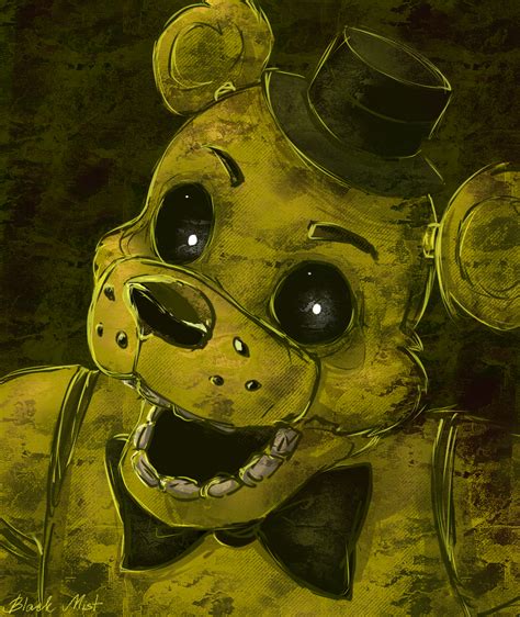 Golden Freddy By Blackmistoriginal On Deviantart