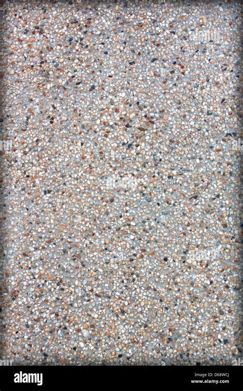 Tiny Gravel Texture On Brown Concrete Wall Stock Photo Alamy