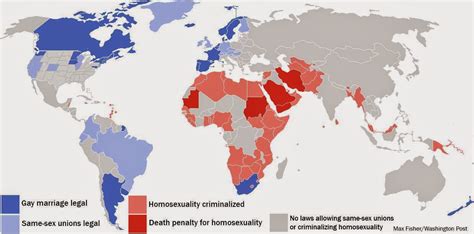 maps showing gay rights around the world maps