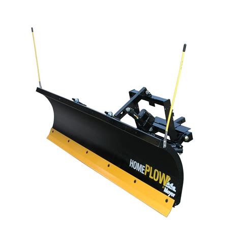 Home Plow By Meyer 80 In X 22 In Residential Electric Auto Angle Snow