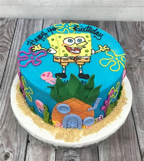 Spongebob Cake Birthday Cake Kids Boys 7th Birthday Party Ideas 5th