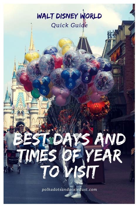 Best Days To Visit Each Walt Disney World Park Disney Trip Planning