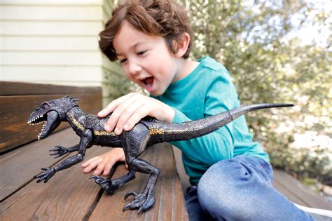 Best Buy Jurassic World Grab N Growl Indoraptor Dinosaur Figure Black