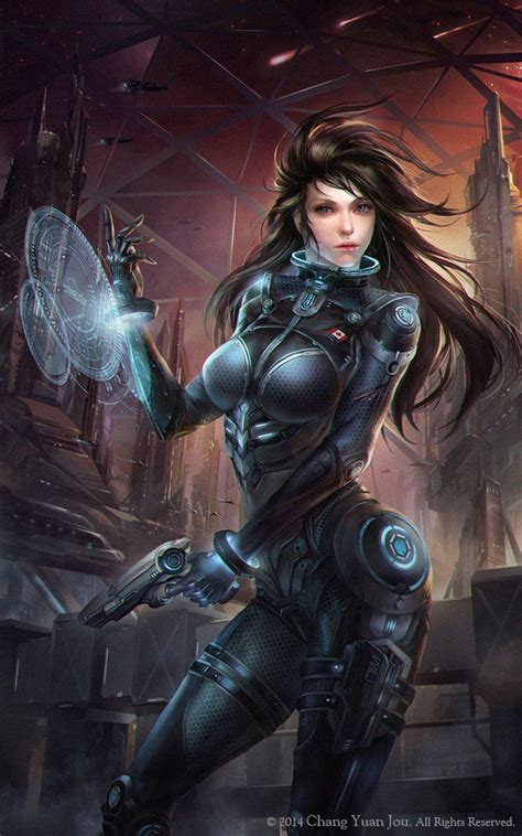 Chang Yuan Jou Chang Mars Girl Sci Fi Cyberpunk Female Science Fiction