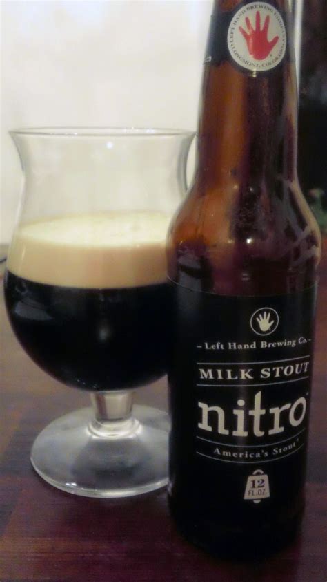 Left Hand Nitro Milk Stout Nitro Beer Beer Collection Beer