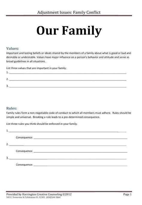 Pre Marriage Counseling Worksheets
