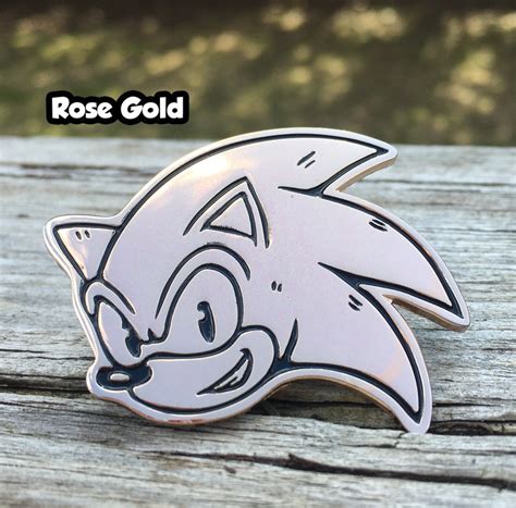 Sonic The Hedgehog Enamel Pin Etsy