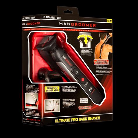 Ultimate Pro Back Hair Shaver With 2 Attachment Flex Heads And Power
