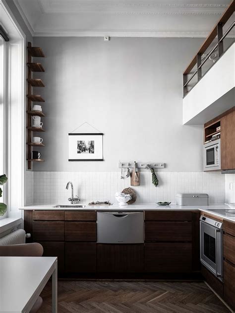 10 Simple Minimalist Kitchen Designs For Narrow Rooms Loft Kitchen