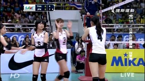 japan vs thailand l 2013 asian women s volleyball championship l final l set 1 youtube