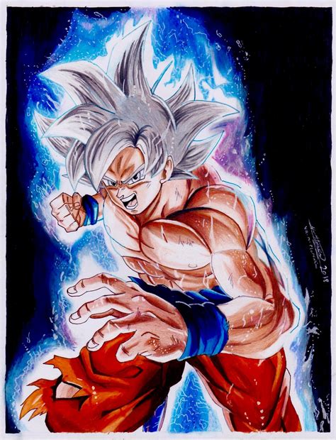 Goku Mastered Ultra Instinct Drawings Anime Art