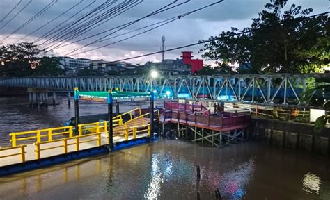 Dermaga Apung Jembatan Dewi Rampung Dinas Pupr Banjarmasin Tunggu