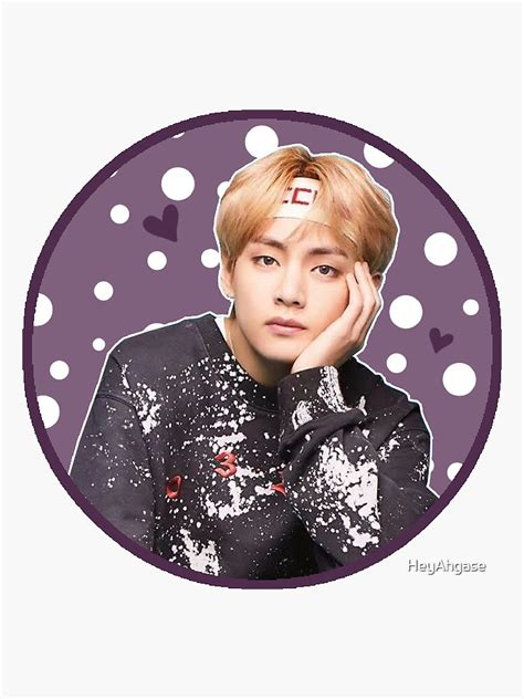 Bts V Taehyun Sticker For Sale By Heyahgase Redbubble