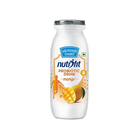 Mother Dairy Nutri Fit Mango Lassi Pack Of 12 Price Buy Online At