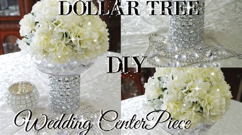 Diy Dollar Tree Bling Floral Wedding Centerpiece 2017 Petalisbless🌹