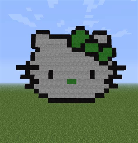 Hello Kitty Minecraft By Minecraftpixelartist On Deviantart