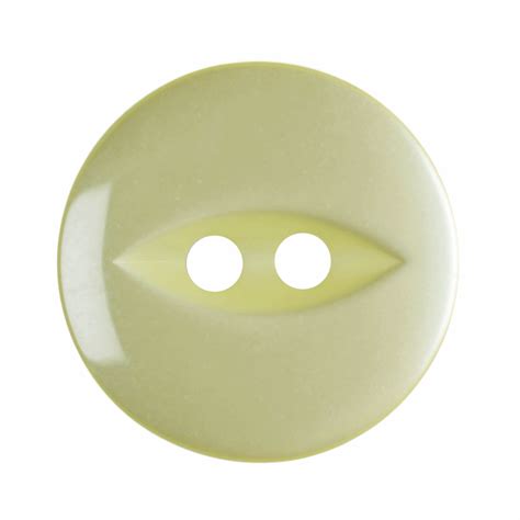 Polyester Fish Eye Button 26 Lignes16mm Yellow Trimits Loose