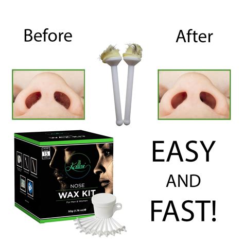 Nose Wax Kit For Men And Women Nose Hair Wax With 30 Wax Etsy