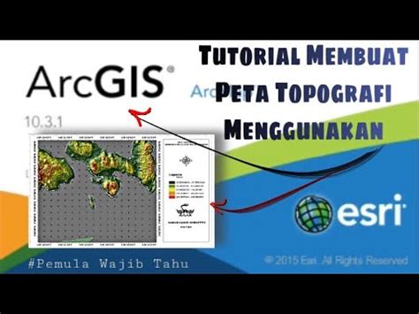 Tutorial Membuat Peta Topografi Menggunakan ArcGis YouTube