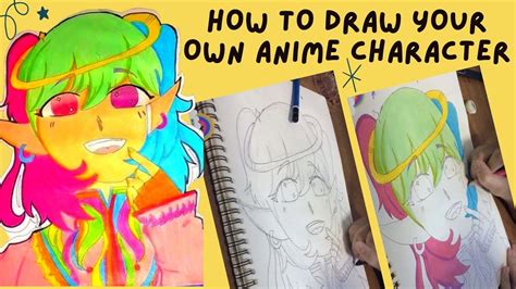 How To Draw Your Own Anime Character How To Draw Anime Character