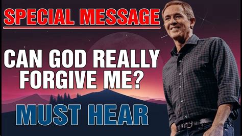 Andy Stanley 2023 Can God Really Forgive Me Youtube
