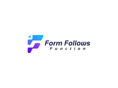 Form Follows Function Logo Design By Logo Preneur On Dribbble