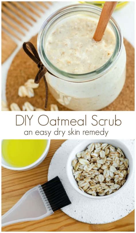 Need Dry Skin Remedies Make Home Made Oatmeal Scrub
