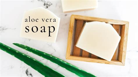 How To Make Aloe Vera Soap At Home Youtube
